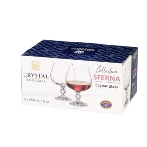 Pahare Coniac Bohemia Sterna Klaudie 250 ml