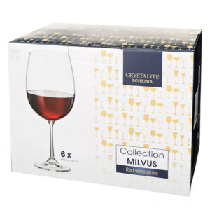 Pahare Vin Bohemia Milvus Barbara 640 ml