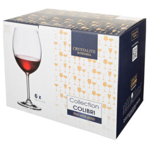 Pahare Vin Rosu Bohemia Colibri 580 ml
