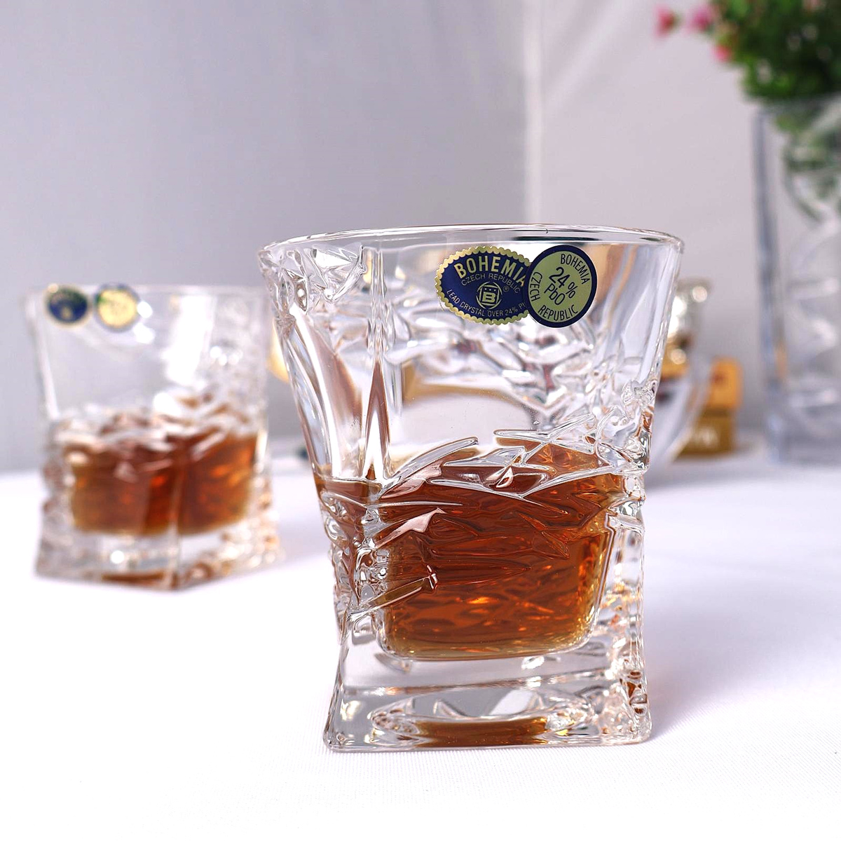 Pahare Whisky Cristal Bohemia Samurai 240 ml