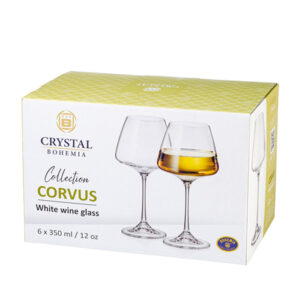 Pahare de Vin Bohemia Corvus Naomi 350 ml