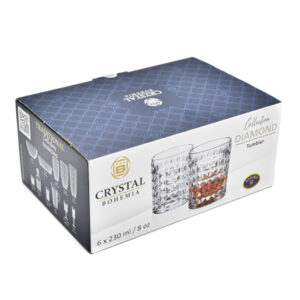 Pahare de Whisky Bohemia Diamond 230 ml