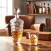 Set 6 Pahare Whisky cu Decantor Bohemia Wave