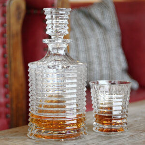 Set Pahare Whisky cu Decantor Cristal Bohemia Blade
