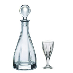 Set Pahare Shot cu Decantor Cristal Bohemia Victoria