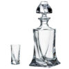 Set Pahare Shot cu Decantor Bohemia Quadro