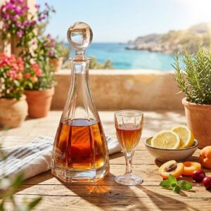 Set Pahare Shot cu Decantor Cristal Bohemia Victoria