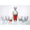 Set Pahare Whisky cu Decantor Bohemia Wave