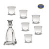 Set Pahare Whisky cu Decantor Cristal Bohemia Prince