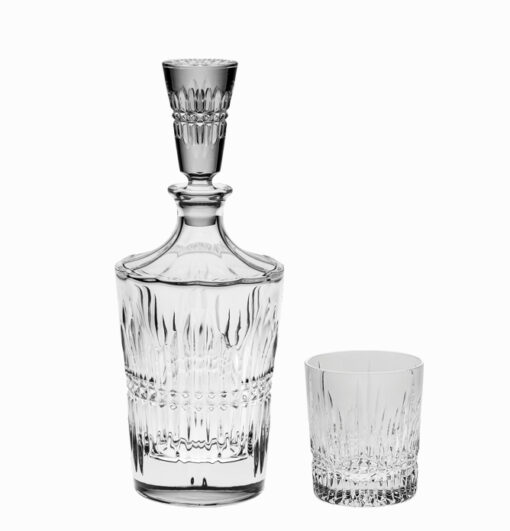 Set Pahare Whisky cu Decantor Cristal Bohemia Vincent