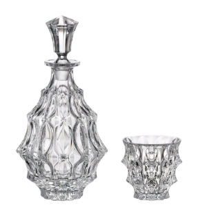 Set Pahare Whisky cu Decantor Cristal Bohemia Fortune