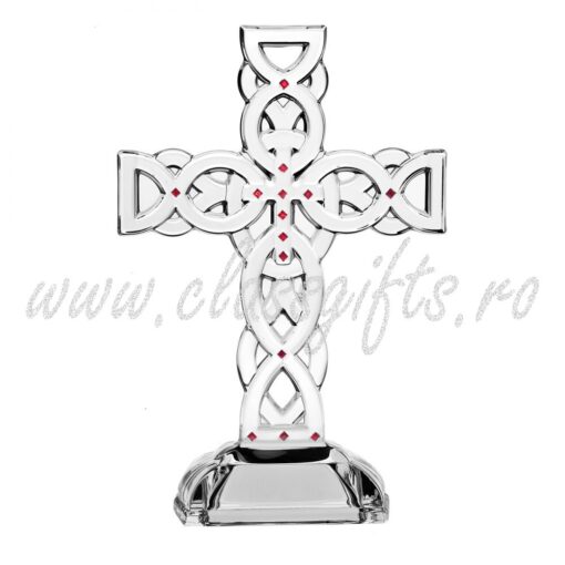 Cruce Cristal Bohemia cu Pietricele 27 cm