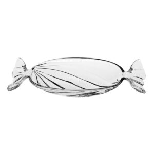 Platou Cristal Bohemia Bomboana 33 cm