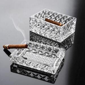 Scrumiera Cristal Bohemia Diamond 12 cm