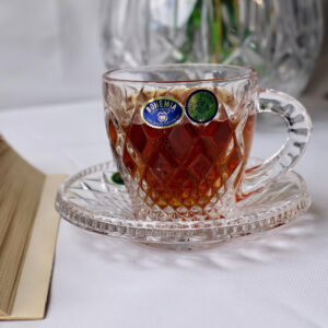 Set 2 cesti cafeaceai Cristal Bohemia