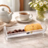 Suport Servire Biscuiti Cristal Bohemia Tryas 23 cm