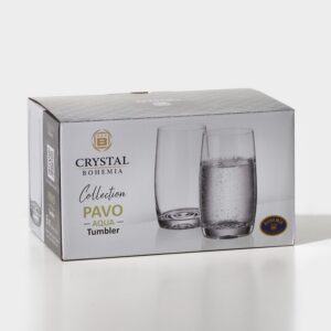 Pahare de Apa Bohemia Pavo Aqua 250 ml