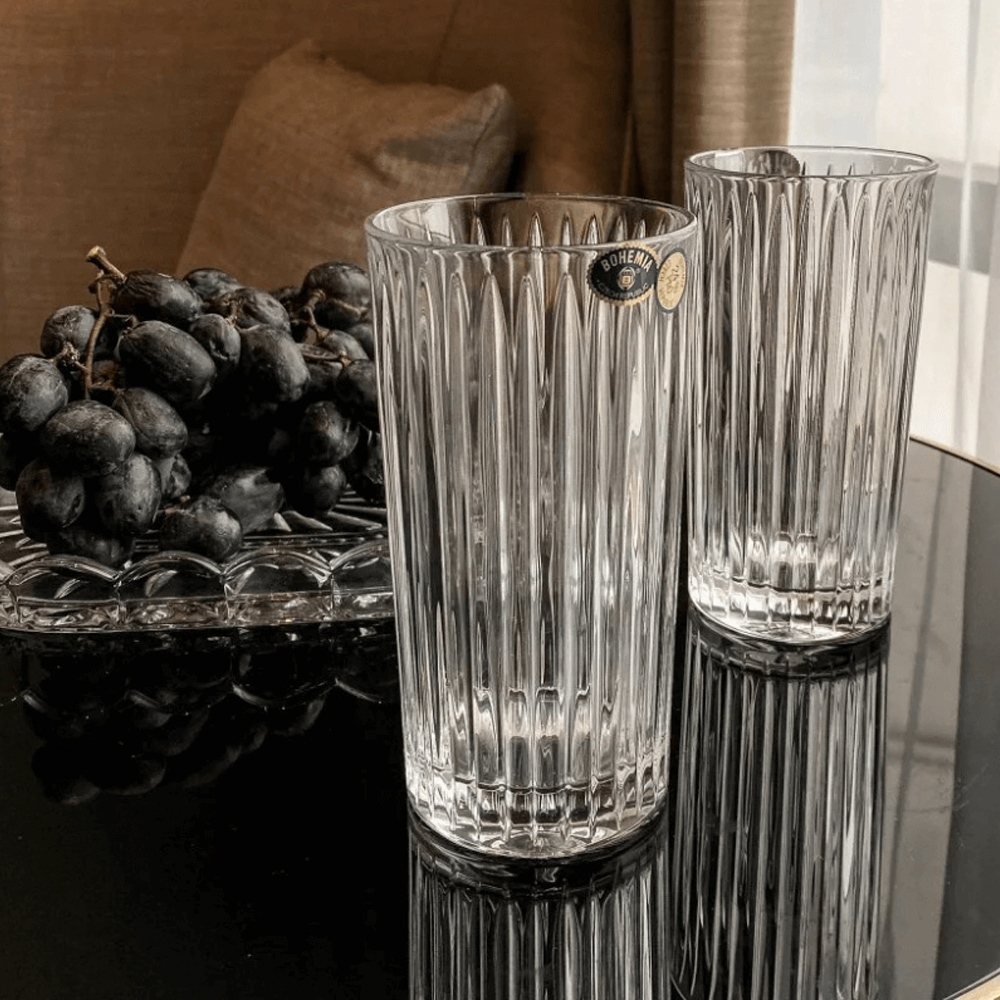 Pahare Apa Cristal Bohemia Skyline 350 ml