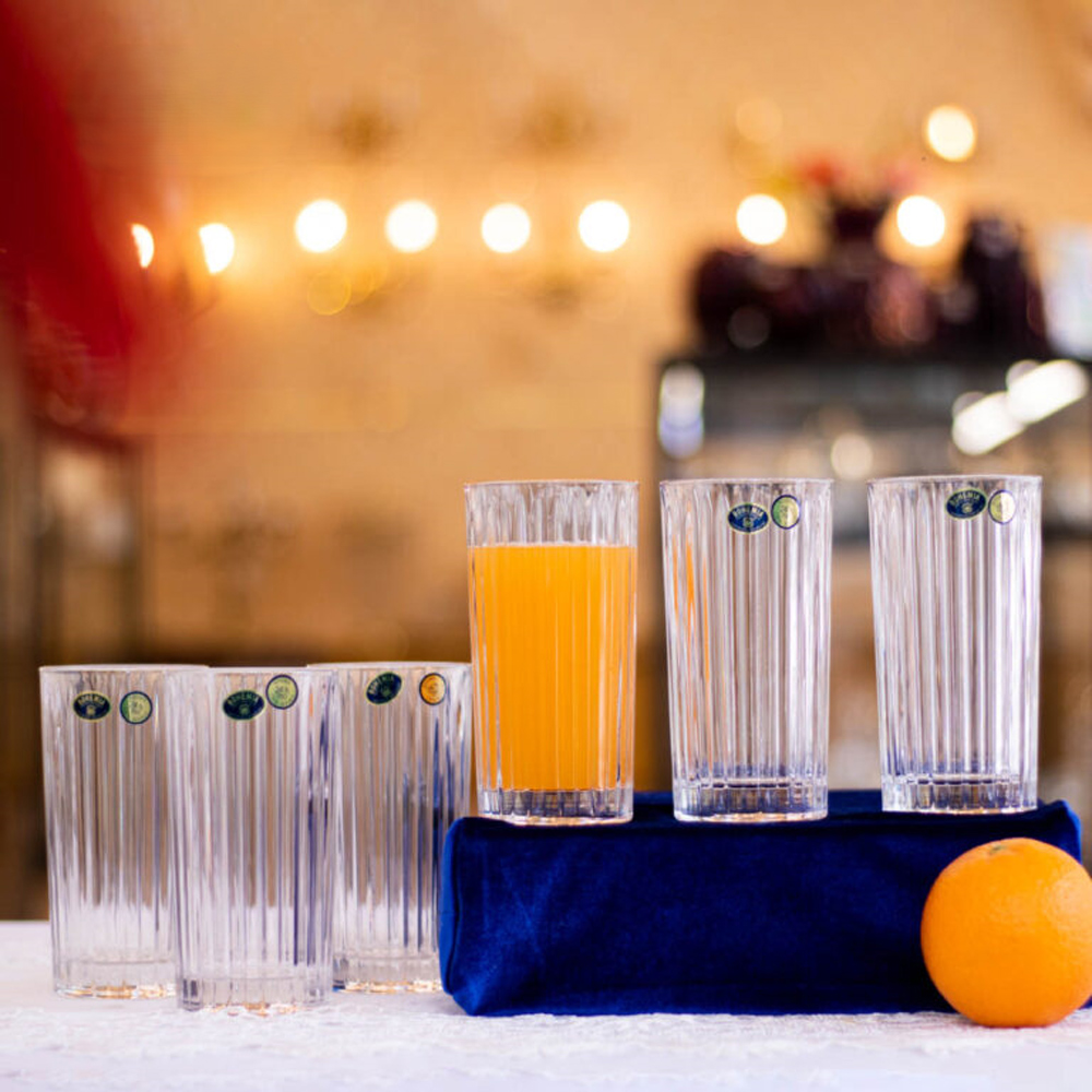 Pahare Apa Cristal Bohemia Skyline 350 ml