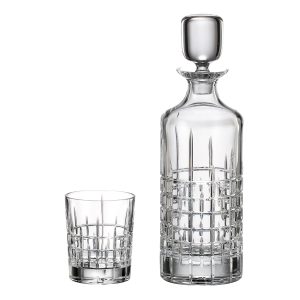 Set Pahare Whisky cu Decantor Cristal Bohemia Ricky