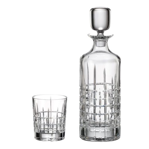 Set Pahare Whisky cu Decantor Cristal Bohemia Ricky