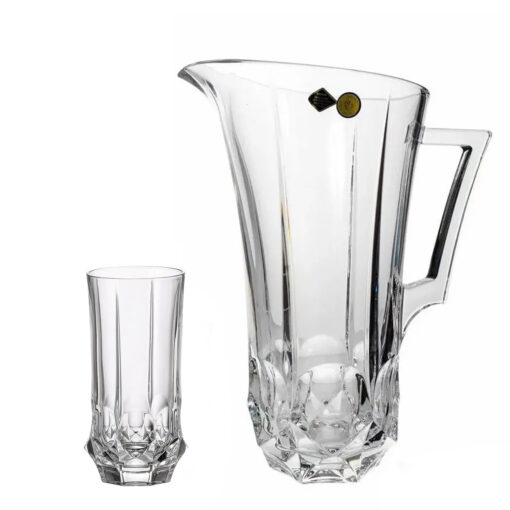 Set 7 Piese Cristal Bohemia Apa Soho