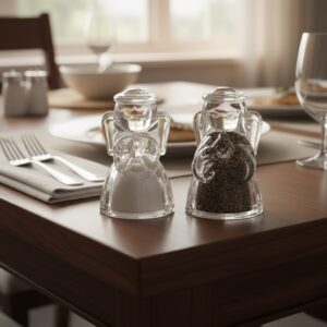 Set Sare si Piper Cristal Bohemia Ingeras