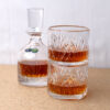 Set Pahare Whisky cu Sticla din Cristal Bohemia