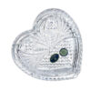 Caseta Bijuterii din Cristal Bohemia Inima 13 cm