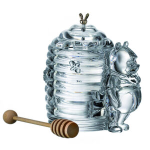 Recipient pentru Miere din Cristal Bohemia 15 cm