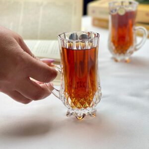 Cani pentru Ceai din Cristal Bohemia Diamond 100 ml