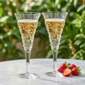 Pahare Sampanie Cristal Bohemia Glacier 200 ml