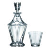 Set Pahare Whisky Cristal Bohemia cu Sticla Ice Glamour