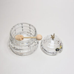 Recipient pentru Miere din Cristal Bohemia 12 cm