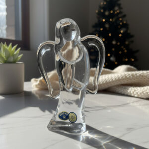 Figurina Ingeras din Cristal Bohemia 16.5 cm