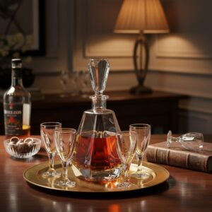 Set Pahare Aperitiv din Cristal Bohemia cu Sticla Brilliancy