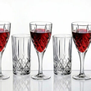 Set 12 Pahare Vin Apa Cristal Bohemia Brixton