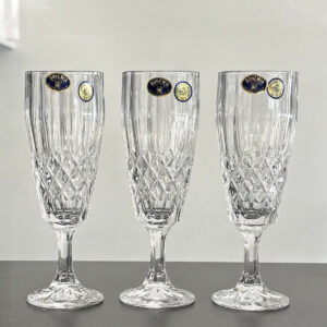 Set 12 Pahare Sampanie Cristal Bohemia Angela 160 ml