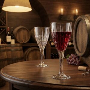 Set 12 Pahare Vin Cristal Bohemia Dover