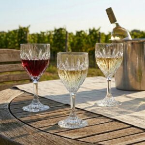 Set 12 Pahare Vin din Cristal Bohemia Elise