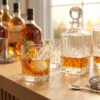 Set 12 Pahare Whisky cu Sticla Cristal Bohemia York