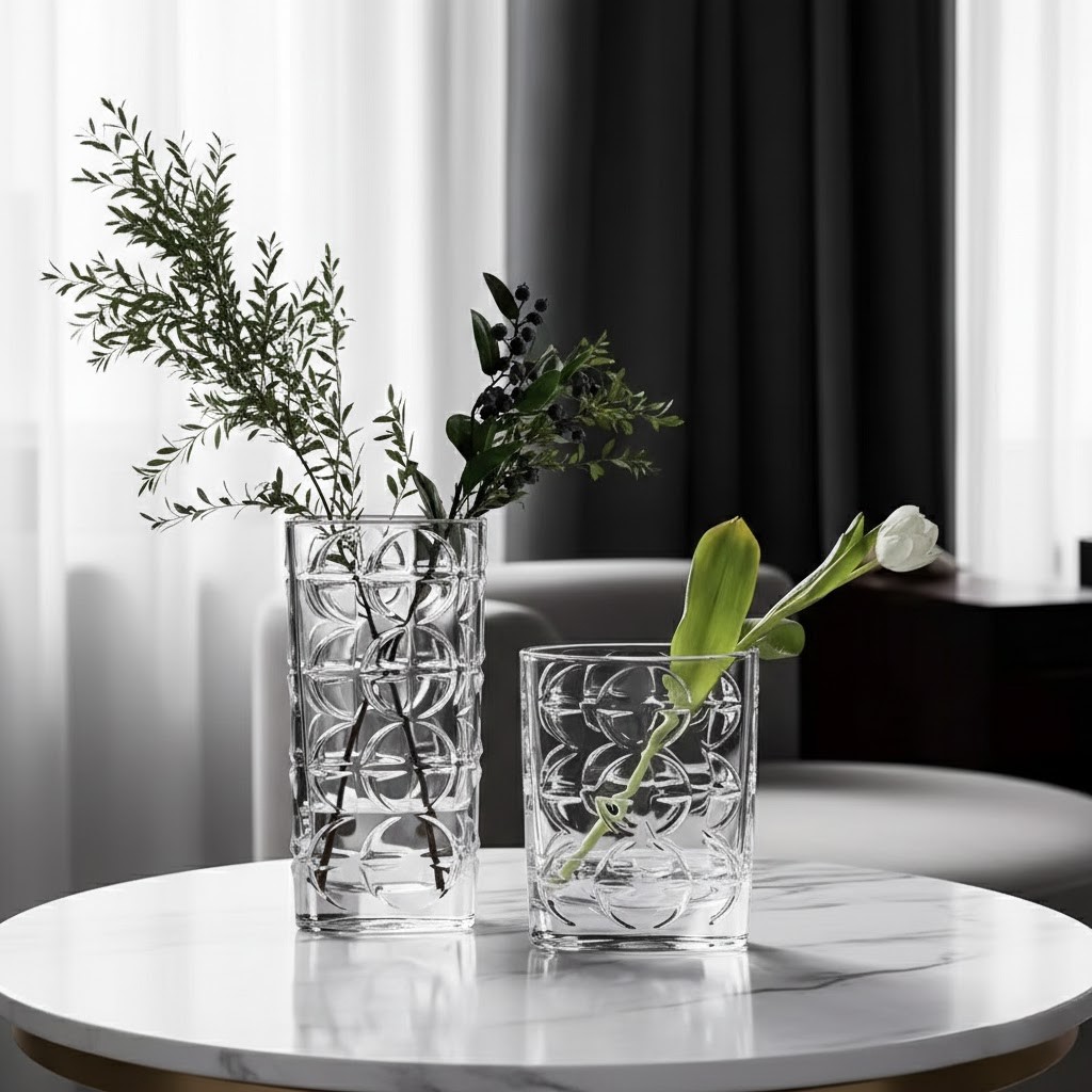 Set 2 Vaze de la Bohemia Eclipse