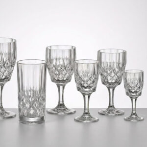 Set 24 Pahare Vin Apa Aperitiv din Cristal Bohemia Angela, Set 18 Pahare Vin Apa Aperitiv din Cristal Bohemia Angela