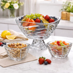 Set 4 Boluri cu Fructiera de la Bohemia Facet