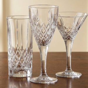 Set 18 Pahare Martini Apa si Vin din Cristal Bohemia Brixton