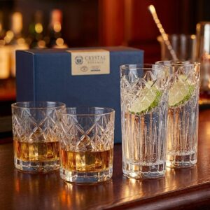 Set 12 Pahare Apa Whisky Bohemia Lenas