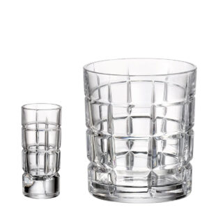 Set 12 Pahare Whisky Shot Cristal Bohemia Whisky Timesquare
