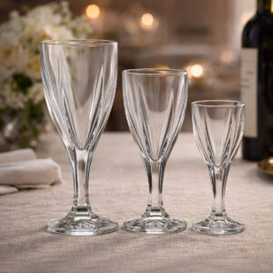 Set 18 Pahare Vin Aperitiv Cristal Bohemia Victoria