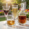 Set 18 Pahare Whisky Vin Sampanie cu Sticla Cristal Bohemia Soho