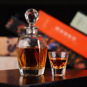 Set 6 Pahare Shot cu Sticla Cristal Bohemia Fjord